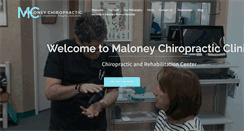 Desktop Screenshot of maloneychiropractic.com