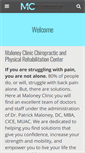 Mobile Screenshot of maloneychiropractic.com